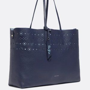 Draper James Laser Cut Reversible Tote